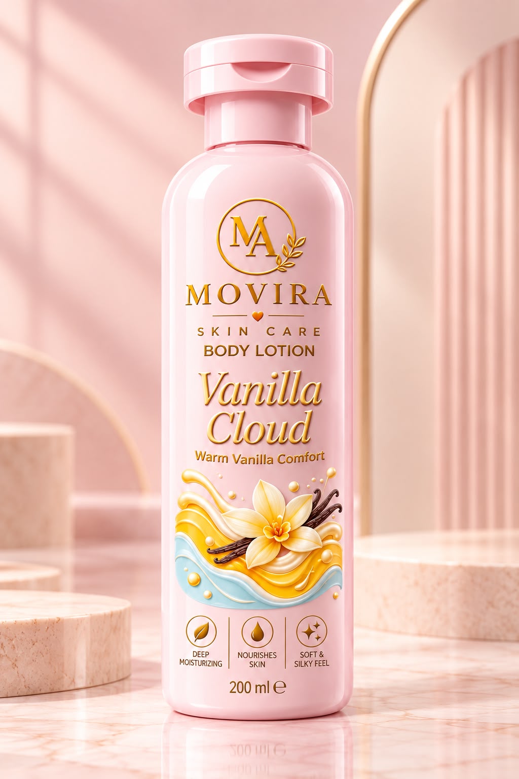 Movira Body Lotion 200 G - Vanilla Cloud