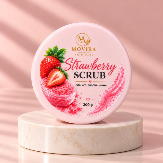 Movira Body Scrup 300 G - Strawabry