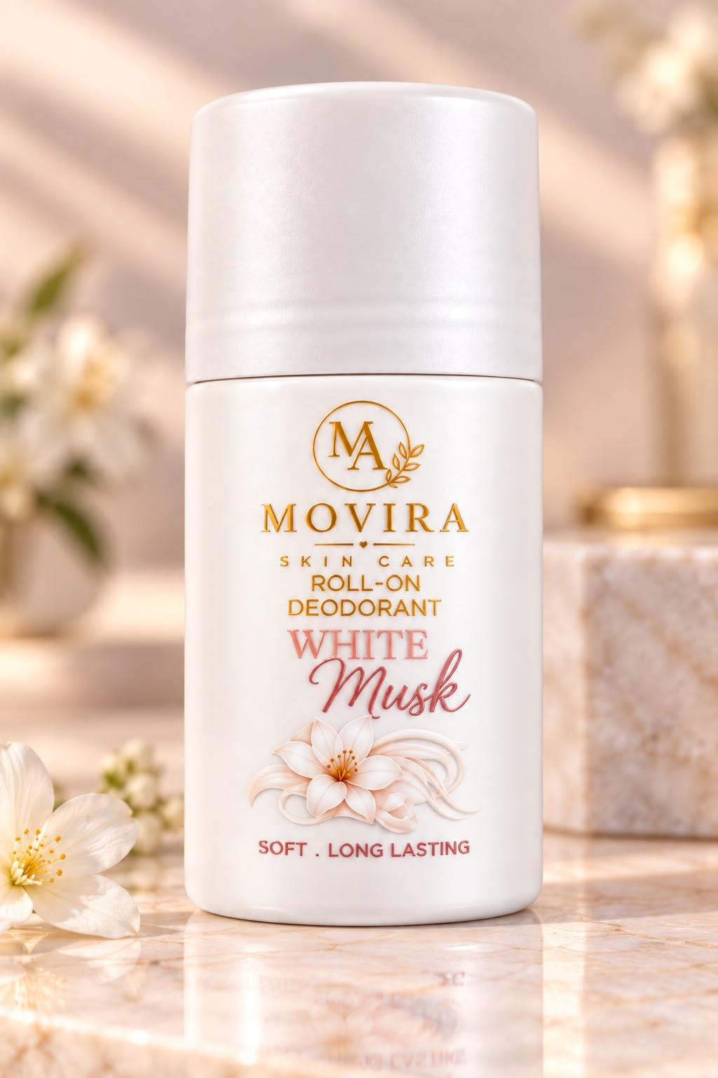 Movira Deodrant Roll on 50 ML - White Misk